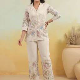 AUTUMN LANE Printed Pure Cotton Shirt & Trousers Co-ords-picture-38