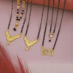 Bhanu diam Women Gold Mangalsutra-picture-14