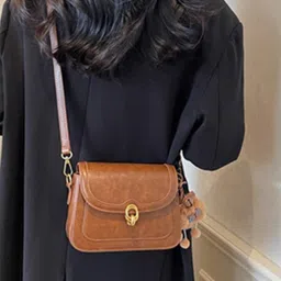 corsica DressBerry PU Structured Sling Bag image 4