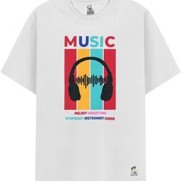 KUCHU Kids-Unisex Beige BLENDED Printed Tshirts-picture-49