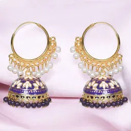 Nilu's Collection Contemporary Jhumkas Earrings-picture-24