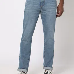 GAP Men Mid-Wash Slim-Fit Tapered Jeans-picture-30