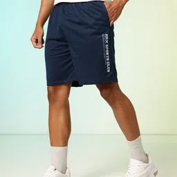 HRX by Hrithik Roshan Men Typography Printed Shorts image 2