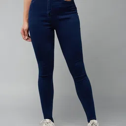 Mast & Harbour Women Skinny Fit High-Rise Stretchable Jeans-picture-20