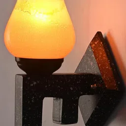 SOMIL Orange Glass Cylinder Printed Wall Lamps image 3