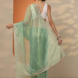 Libas Embellished Sequinned Designer Saree image 3