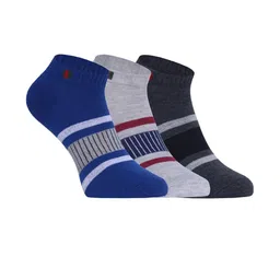 SOXVIEW Pack of 3 Men Striped Ankle Length Socks-picture-51