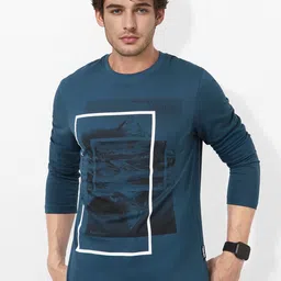 The Roadster Life Co. Graphic Print Drop-Sleeves Pure Cotton Relaxed Fit T-shirt-picture-19