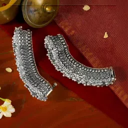 AamNa Enterprises Silver-Plated Anklet image 3