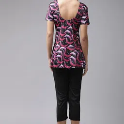 here&now Printed Women Pink Swimsuit image 3