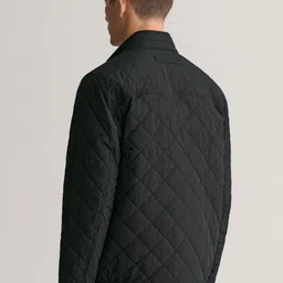 GANT Self Design Stand Collar Windcheater Quilted Jacket image 5