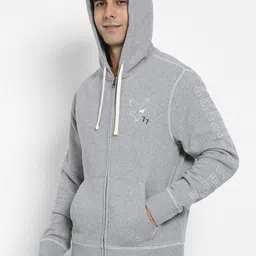 AMERICAN EAGLE OUTFITTERS Men Graphic Printed Hooded Sweatshirt image 4