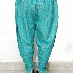 meemaya Printed Rayon Women Harem Pants image 3