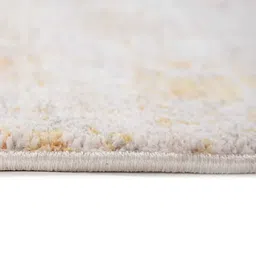 asterlane Yellow Abstract Polyester 4 ft X 6 ft Machine Made Carpet image 4