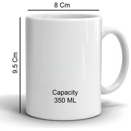 Mr UVD White Ceramic Cup image 2