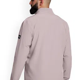 UNDER ARMOUR Men Mock Collar Solid Tailored Jacket image 3