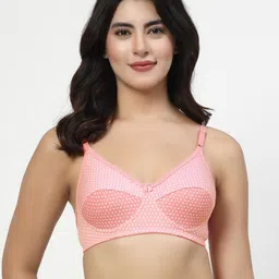 Docare Women Pack of 3 Polka Dot Cut and Sew Non Padded Full Coverage Bra image 2