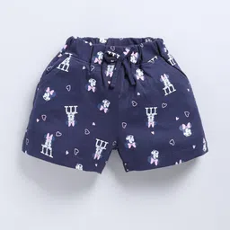 Biskid Kids Girls Pack of 2 Printed Regular Fit Shorts image 4