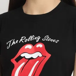 Dreambe Women Pack of 3 Mickey Mouse Graphic Printed Round Neck Cotton T-shirts image 3