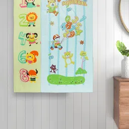 Myntra Elegant Homes Blue & Green 2 Printed Cotton 420 GSM Bath Towel-image-87