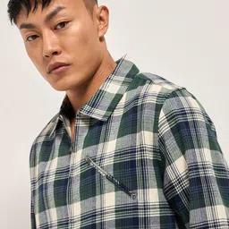 THE BEAR HOUSE Men Tartan Checks Checked Casual Shirt image 3