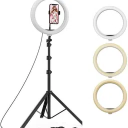 VIJYONICS 7 Feet Tripod Stand Ring Flash (White / Black) Ring Flash-picture-28