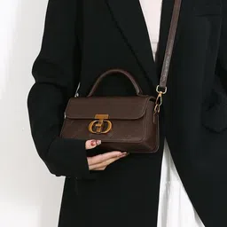 KPOP Women Solid Baguette Handheld Bag-picture-40