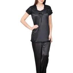PHALIN Women Satin Night suits image 3