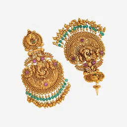 Kushal's Fashion Jewellery Contemporary Drop Earrings image 2