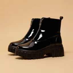 ERIDANI Women Mid-Top Chunky Boots-picture-28