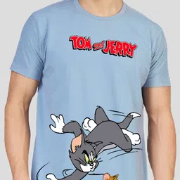 Greylongg Graphic Printed Round Neck Cotton T-shirt image 3