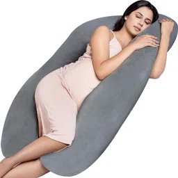 aetheric Microfibre Pregnancy Pillow Pack of 1 Solid-picture-12