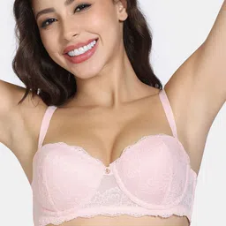 Zivame Bandeau Bra Medium Coverage Underwired Lightly Padded image 2