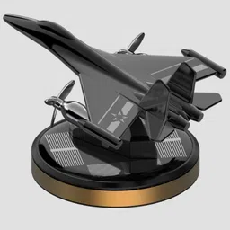 auto emporium Golden Fighter Jet Solar Perfume Golden Fighter Jet Solar Perfume Air Purifier-picture-13