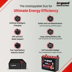 livguard LGS1000i_IT 1584TT Tubular Inverter Battery image 2