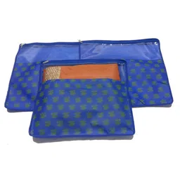 prettykrafts Blue Set of 3 Regular Drawer Organiser Organisers image 2