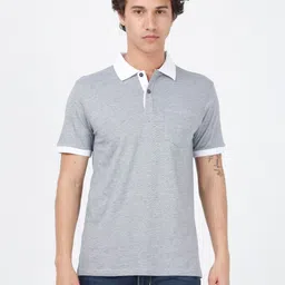 ECOLINE Clothing Men Antimicrobial Solid Polo Collar Organic Cotton T-shirt-picture-26