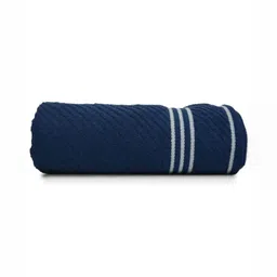 Aura Blue 1 Cotton 400 GSM Bath Towel image 5