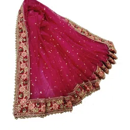 Navti Creations Women Pink Dupatta image 4