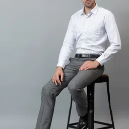 Ostermann Men Checked Trousers image 1