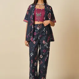 Global Desi Printed Shirt & Trouser Co-Ords-picture-42