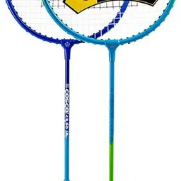 cosco Kids Combo CB-80 Jr. (Color & Design on Availability) With Aero 500 Shuttle Multicolor Strung Badminton Racquet image 3
