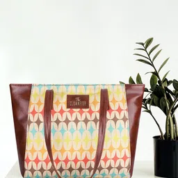 THE CLOWNFISH Women Floral Printed Leather Tote Bag-picture-30