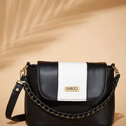 FARGO Colourblocked Structured Handheld Bag-picture-35