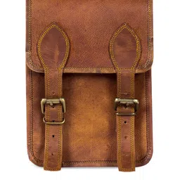 Goatter Solid Structured Satchel-picture-30