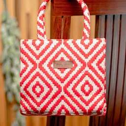 NR By Nidhi Rathi Self Design Shopper Tote Bag-picture-16
