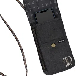 MASQ Structured Sling Mobile Bag Handbags image 4