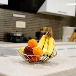 dolin decor Premium Stainless Steel (SS)-Fruit & Vegetable Basket – Stylish Stainless Steel Fruit & Vegetable Basket image 3