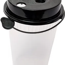 Reusable Tumbler Glass with lids| Cold Beverage Mocktail Glass Tumbler Plastic Tumbler-image-42