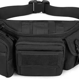 CarryTrip Unisex Tactical Waist Bag Adjustable Chest Pouch Military Fanny Pack for Camping Waist Bag-image-16